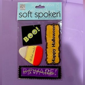 ⭐️2 for $5!  me&my BIG ideas soft spoken stickers - Happy Halloween